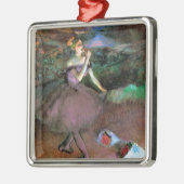 Dancer met Bouquets door Degas Metalen Ornament (Links)