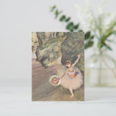 Dancer met een Bouquet Briefkaart (Staand voorkant)