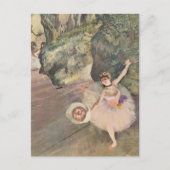 Dancer met een Bouquet Briefkaart (Voorkant)