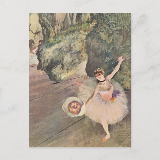 Dancer met een Bouquet Briefkaart (Voorkant)