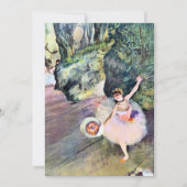 Dancer met een Bouquet van Flowers van Edgar Degas (Voorkant)