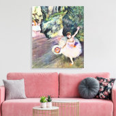 Dancer met een Bouquet van Flowers van Edgar Degas Canvas Afdruk (Insitu (Woonkamer))