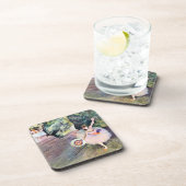 Dancer met een Bouquet van Flowers van Edgar Degas Drankjes Onderzetter (Rechterzijde)