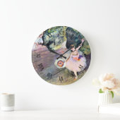 Dancer met een Bouquet van Flowers van Edgar Degas Grote Klok (Huis)