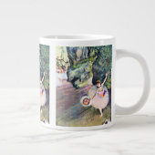 Dancer met een Bouquet van Flowers van Edgar Degas Grote Koffiekop (Rechts)