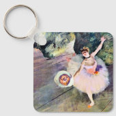 Dancer met een Bouquet van Flowers van Edgar Degas Sleutelhanger (Voorkant)