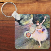Dancer met een Bouquet van Flowers van Edgar Degas Sleutelhanger (Voorkant)