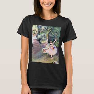 Dancer met een Bouquet van Flowers van Edgar Degas T-shirt