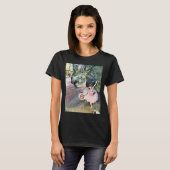 Dancer met een Bouquet van Flowers van Edgar Degas T-shirt (Voorkant volledig)