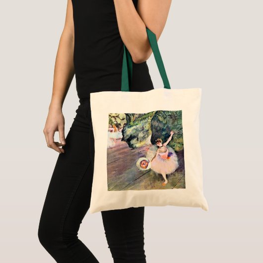 Dancer met een Bouquet van Flowers van Edgar Degas Tote Bag (Voorkant (product))