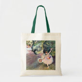 Dancer met een Bouquet van Flowers van Edgar Degas Tote Bag (Voorkant)