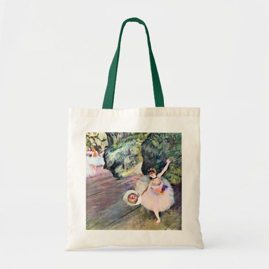 Dancer met een Bouquet van Flowers van Edgar Degas Tote Bag (Voorkant)
