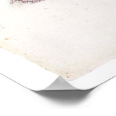 Dancer met rode kousen van Edgar Degas Poster (Hoek)