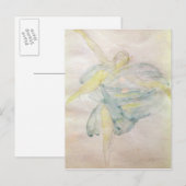 Dancer met veils briefkaart (Voorkant / Achterkant)