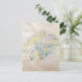 Dancer met veils briefkaart (Staand voorkant)