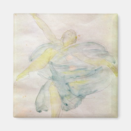 Dancer met veils magneet (Voorkant)