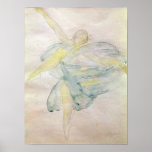 Dancer met veils poster