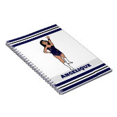 Dancer Navy Fringe Notitieboek #2 (Rechterzijde)