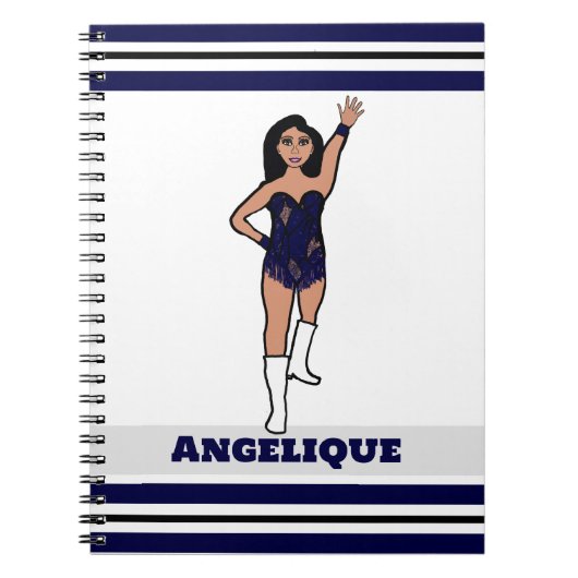 Dancer Navy Fringe Notitieboek #2 (Voorkant)