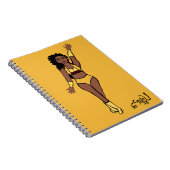 Dancer Notitieboek Gold / Cherry (Rechterzijde)