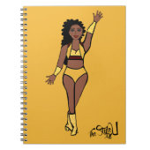 Dancer Notitieboek Gold / Cherry (Voorkant)