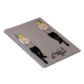 Dancer Notitieboek Smoke / Zwart (Rechterzijde)