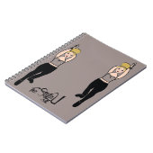 Dancer Notitieboek Smoke / Zwart (Linkerzijde)