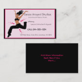 Dancer- of Dance Studio-Visitekaartjes Visitekaartje (Voorkant / Achterkant)