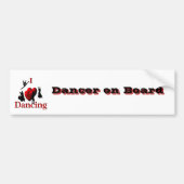 Dancer on Board Bumpersticker (Voorkant)