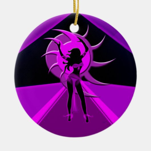 Dancer *Onca* Keramisch Ornament (Voorkant)