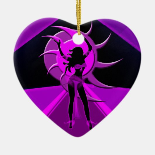 Dancer *Onca* Keramisch Ornament (Voorkant)