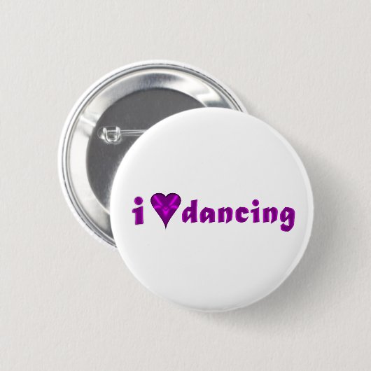 Dancer *Onca* Ronde Button 5,7 Cm (Voorkant /achterkant)