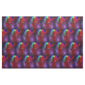 Dancer Onder Neon Rainbow Light Douche Fabric Stof (Fat Quarter)