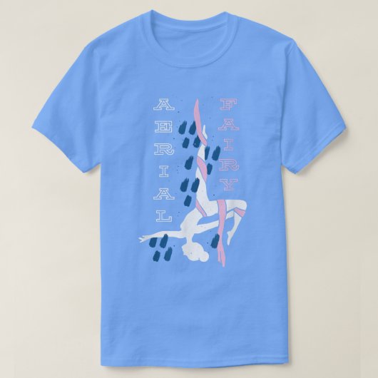 Dancer-ontwerp voor airy Fairy Silk Ropes T-shirt (Design voorkant)
