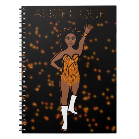 Dancer Oranje Fringe Notitieboek #1 (Voorkant)