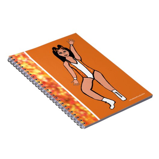 Dancer Oranje Vonk Notitieboek # 2 (Rechterzijde)