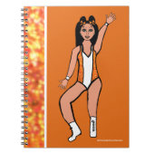 Dancer Oranje Vonk Notitieboek # 2 (Voorkant)