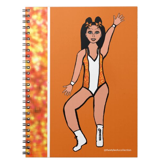 Dancer Oranje Vonk Notitieboek # 2 (Voorkant)
