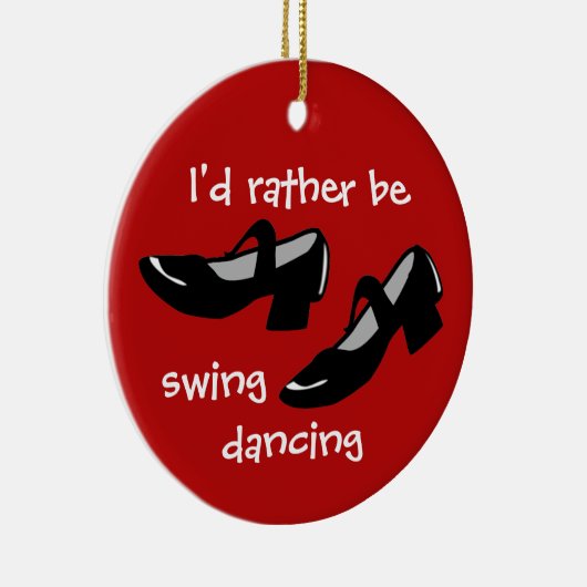 Dancer Ornament ik zou liever danserende schoenen  (Rechts)