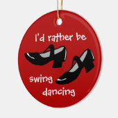 Dancer Ornament ik zou liever danserende schoenen (Links)