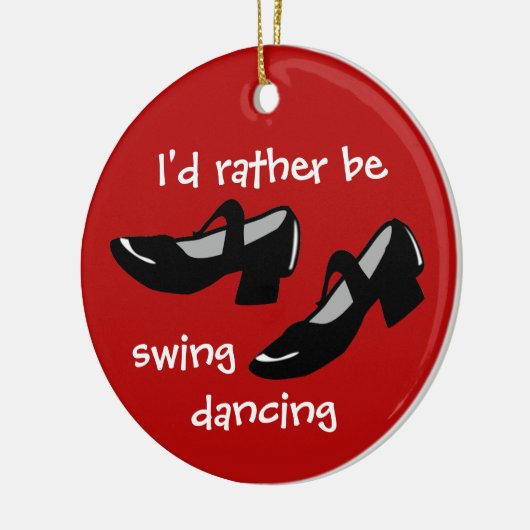 Dancer Ornament ik zou liever danserende schoenen  (Links)