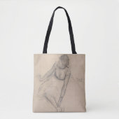 Dancer past haar dipper aan tote bag (Voorkant)