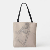 Dancer past haar dipper aan tote bag (Achterkant)