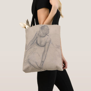 Dancer past haar dipper aan tote bag
