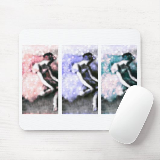 Dancer Pastel Bokeh Panel Art Muismat (Met muis)