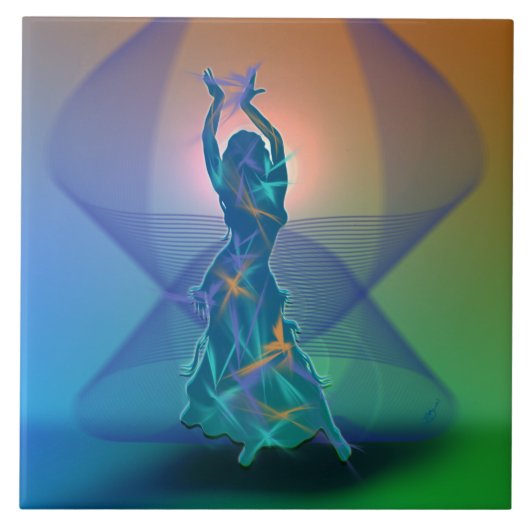 Dancer *Pheja* Tegeltje (Voorkant)