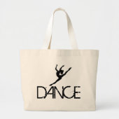 Dancer pic, DANCE Grote Tote Bag (Voorkant)