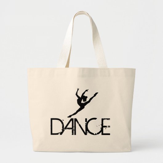 Dancer pic, DANCE Grote Tote Bag (Voorkant)