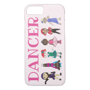 DANCER Pink Ballerina Girl Tap Jazz Acro Hip Hop Case-Mate iPhone Case