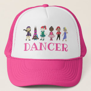 DANCER Pink Ballet Tap Jazz Lyrical Acro Teacher Trucker Pet
